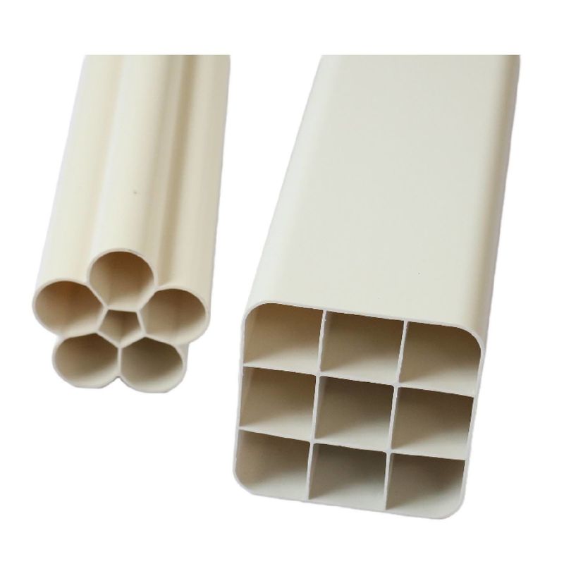 1mm-4mm Thickness UPVC Pipes And Fittings White PVC Electrical Conduit