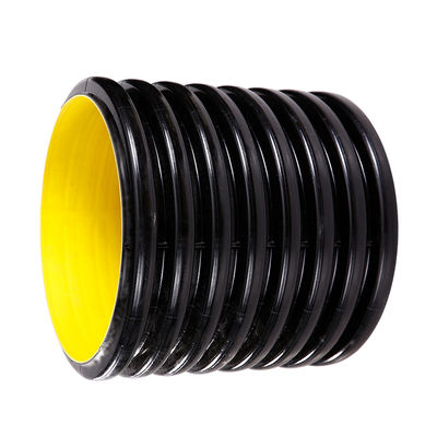 SN8 DN300 Yağmursuyu HDPE Drenaj Boruları 6M Boy HDPE Kanalizasyon Borusu